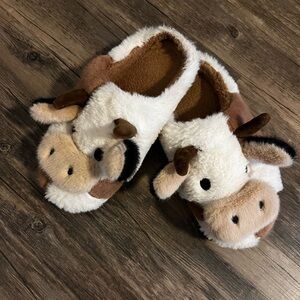 SHEIN Cow Slippers